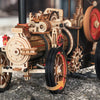locomotive vapeur bois puzzle 3D vintage