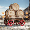 locomotive vapeur bois puzzle 3D vintage