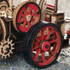 locomotive vapeur bois puzzle 3D vintage