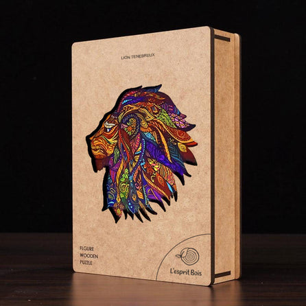PUZZLE 2D • Lion Ténébreux