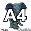 PUZZLE 2D • Éléphant Gracieux