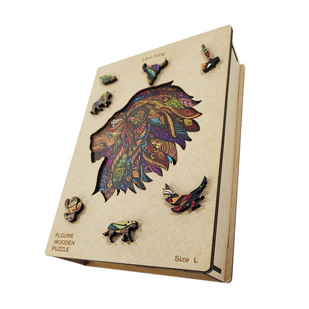 PUZZLE 2D • Lion Ténébreux