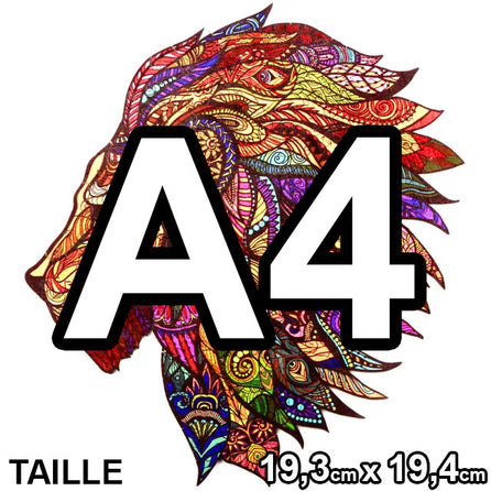 PUZZLE 2D • Lion Ténébreux