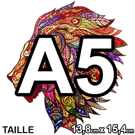 PUZZLE 2D • Lion Ténébreux