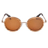 Lunettes de Soleil en Bois | Femme | Round Zebra - L'esprit Bois