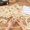 PUZZLE 3D • Horloge Hibou Steampunk - L'esprit Bois