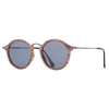 Lunettes de Soleil en Bois | Homme | Round Vintage