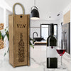 Boîte à vin avec corde «Bouteille»