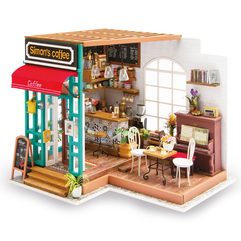 Miniature DIY • Le Café Bohème - Maison de Poupée