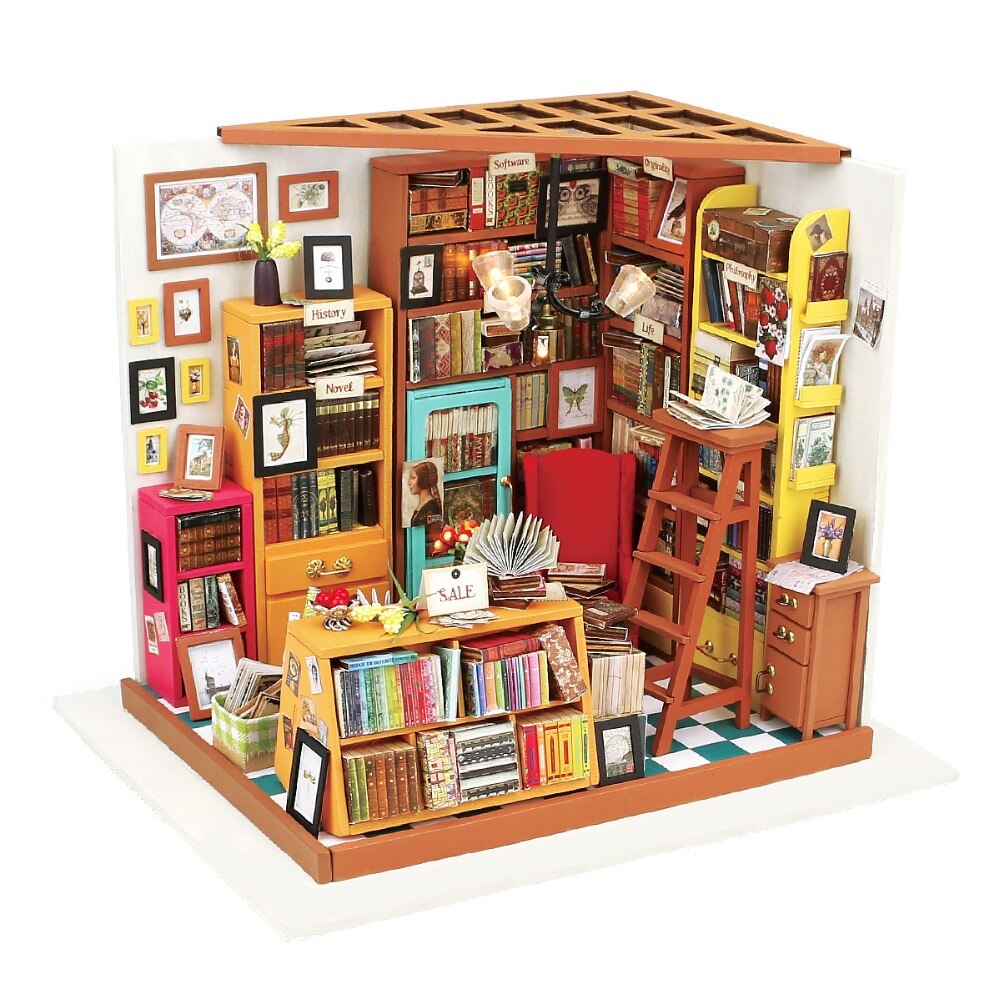 Maison de Poupée - DIY • La Bibliothèque – L'esprit Bois