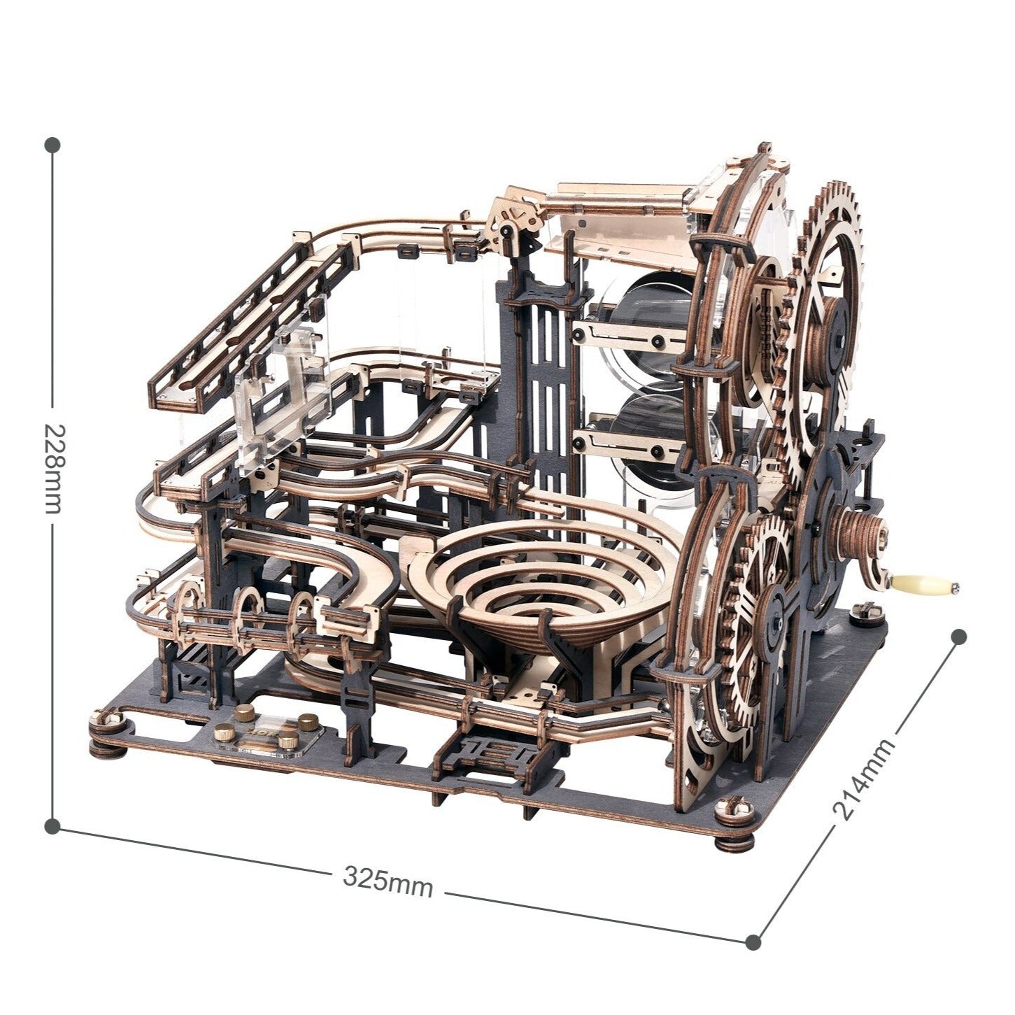 CIRCUIT DE BILLES: VILLE NOCTURNE- MAQUETTE EN BOIS 3D - MECAPUZZLE