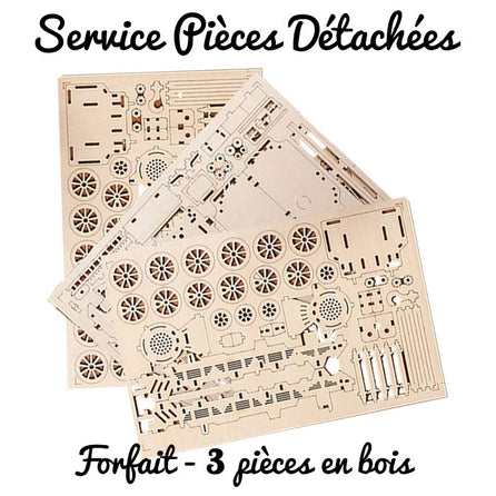 Achat Pièces de Rechanges - Puzzles 3D RokR - Robotime – L'esprit Bois