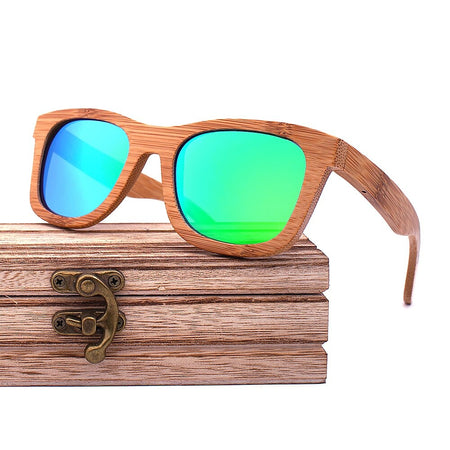 Lunettes de Soleil en Bois | Homme | Wayfarer Bamboo