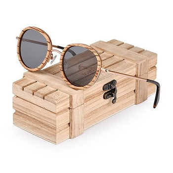 Lunette de Soleil en Bois - UV400 - Catégorie 3 
