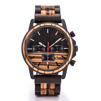 Montre en Bois •  Horizon • 44mm - L'esprit Bois