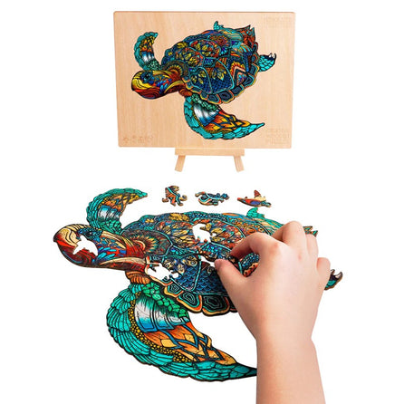 Puzzle Creatif puzzle Puzzle en bois La Tortue Tropicale