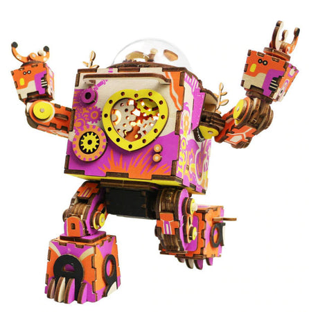 Puzzle 3D Bois - Robot Musical