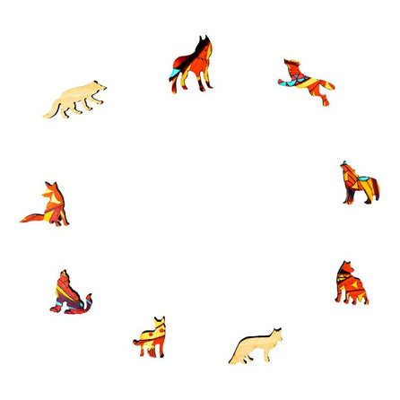 PUZZLE 2D • Loup Sauvage