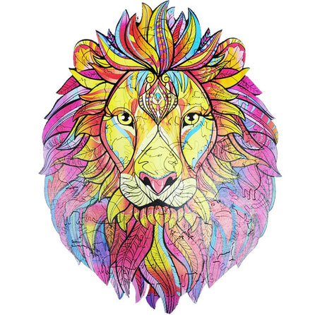 PUZZLE 2D • Lion Majestueux