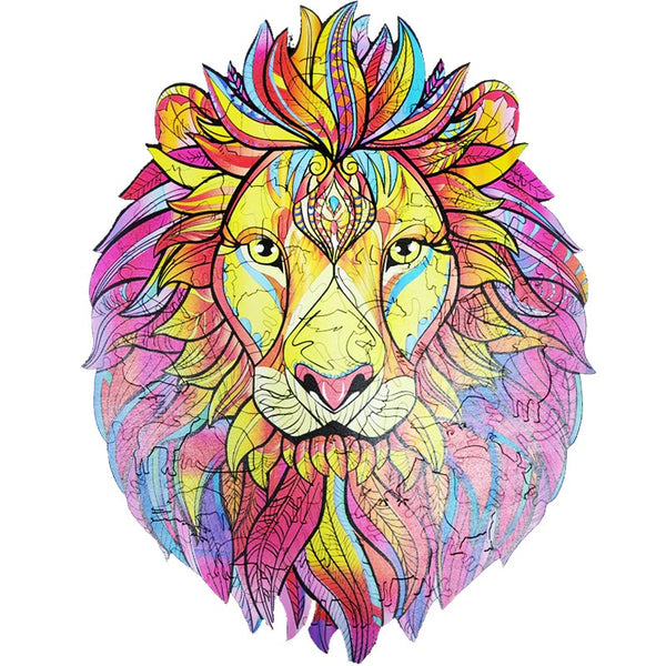 PUZZLE 2D • Lion Majestueux