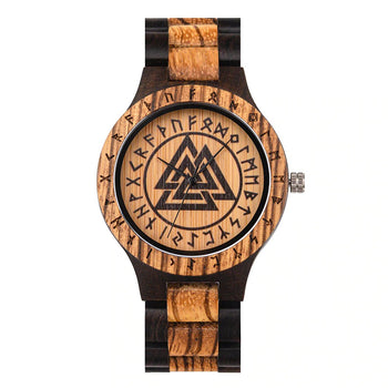 Montre en Bois •  Viking • 44mm - L'esprit Bois
