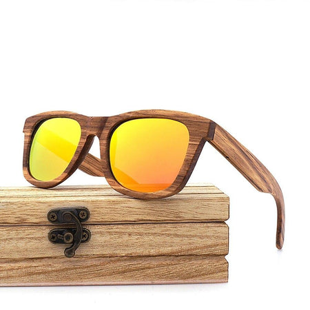Lunettes de Soleil en Bois | Homme | Zebra Natural